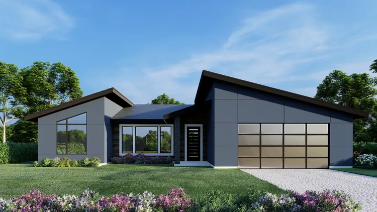 Full Rendering for House Plan #802671