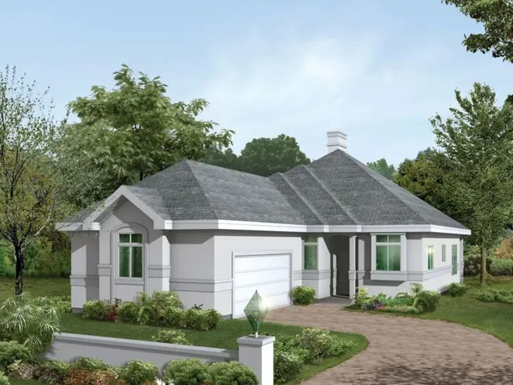 Full Rendering for House Plan #635261