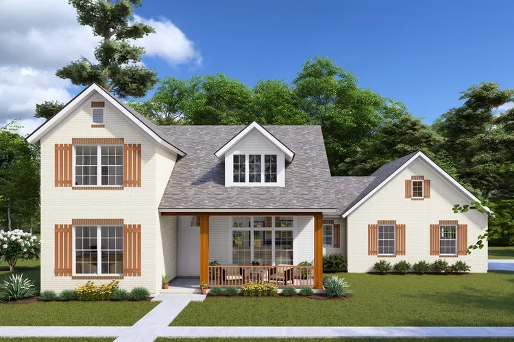 Full Rendering for House Plan #245971