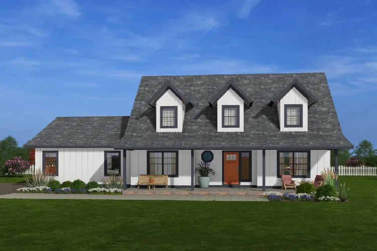 Full Rendering for House Plan #202020