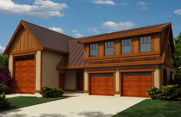 Full Rendering for House Plan #266451