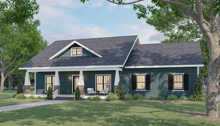 Full Rendering for House Plan #432881
