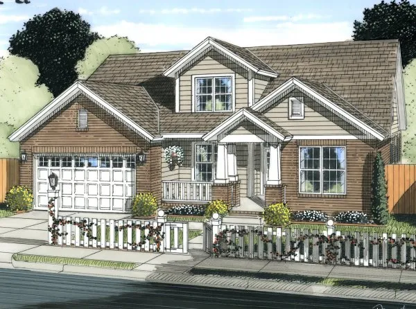 Full Rendering for House Plan #247234