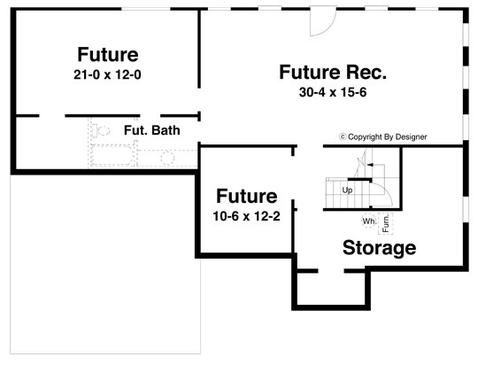Basement Plan for House Plan #129822
