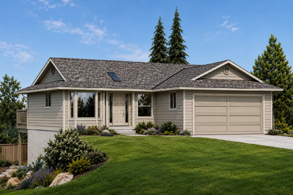 Full Rendering for House Plan #222180