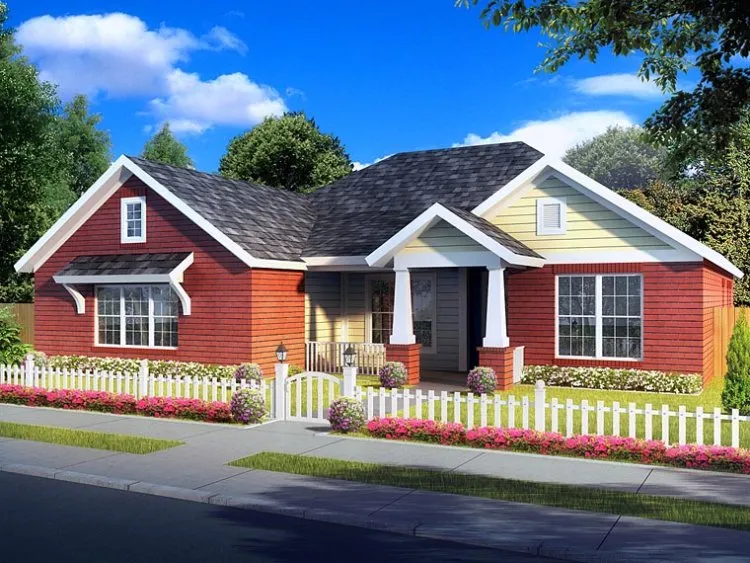 Full Rendering for House Plan #249234