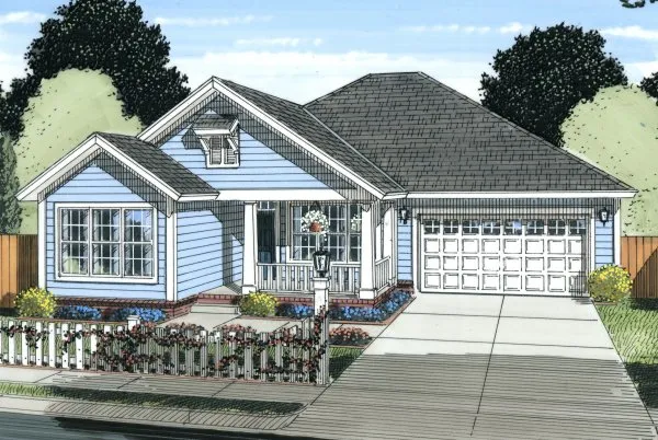 Full Rendering for House Plan #240334