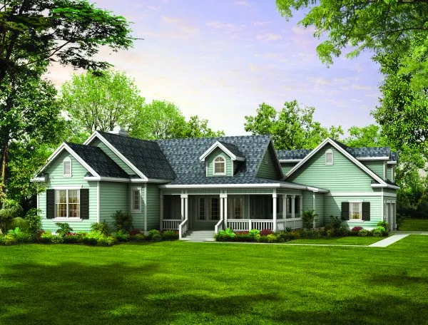 Full Rendering for House Plan #520266