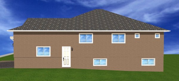 Right Elevation for House Plan #205300