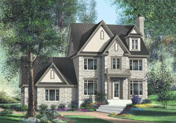 Full Rendering for House Plan #171460