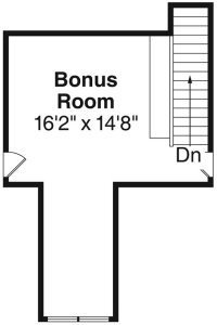 Attic Plan for House Plan #347283