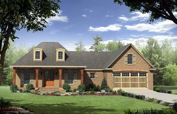 Full Rendering for House Plan #213681
