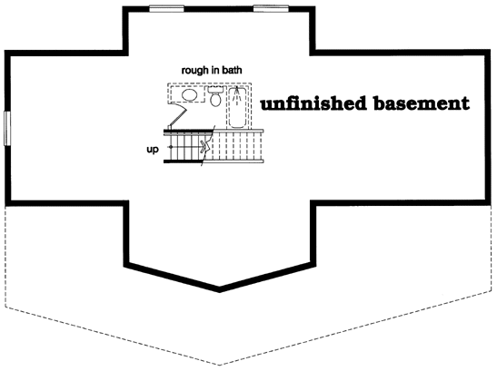 Basement Plan for House Plan #510522