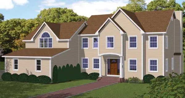 Full Rendering for House Plan #560001