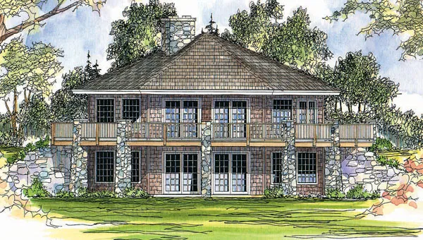 Full Rendering for House Plan #349421