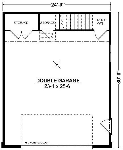 Main Floor Plan for House Plan #205314