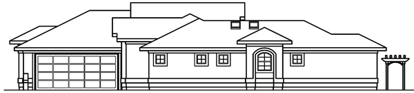 Right Elevation for House Plan #347933