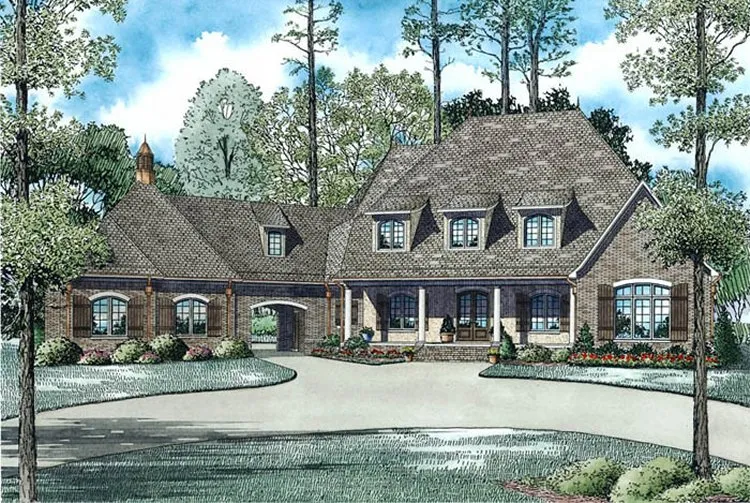 Full Rendering for House Plan #310831