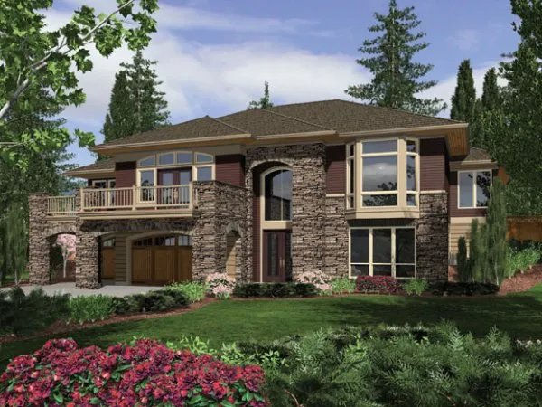 Full Rendering for House Plan #321132