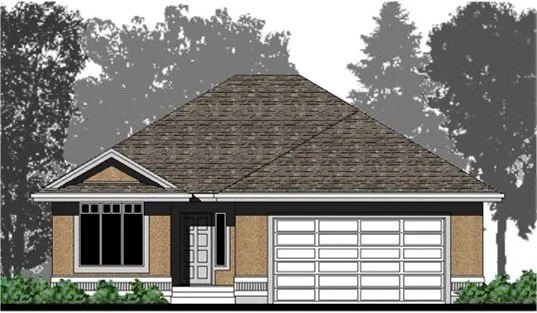 Full Rendering for House Plan #502891
