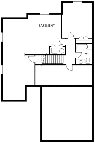 Basement Plan for House Plan #502891
