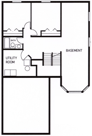 Basement Plan for House Plan #508115