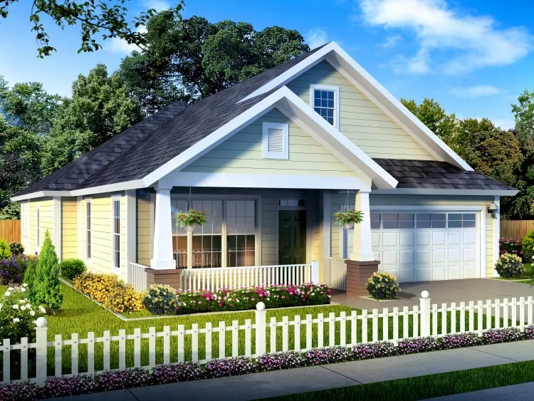 Full Rendering for House Plan #246334