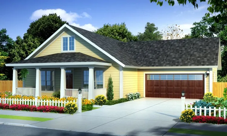 Full Rendering for House Plan #244434