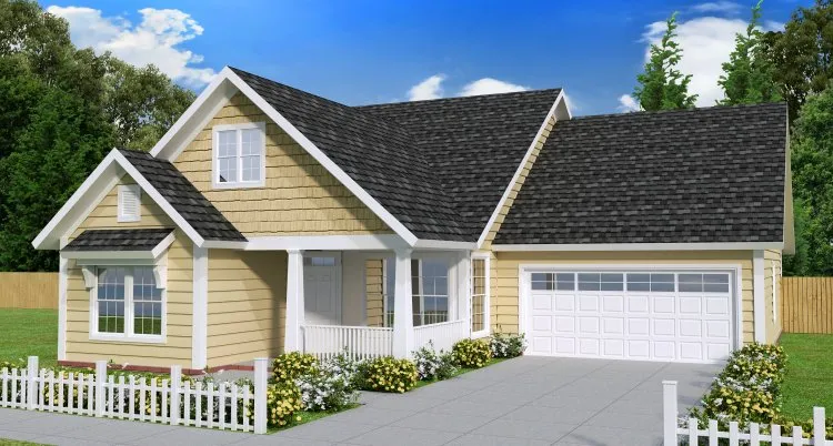 Full Rendering for House Plan #246434