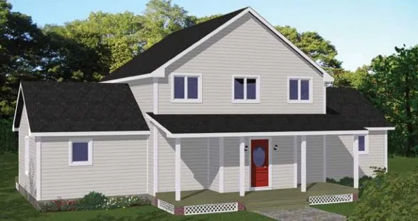 Full Rendering for House Plan #560101