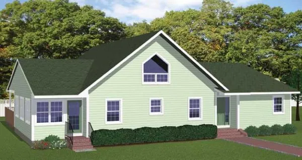Full Rendering for House Plan #561101