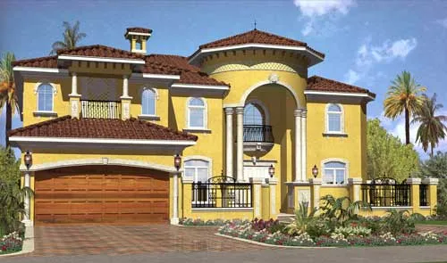 Full Rendering for House Plan #313851
