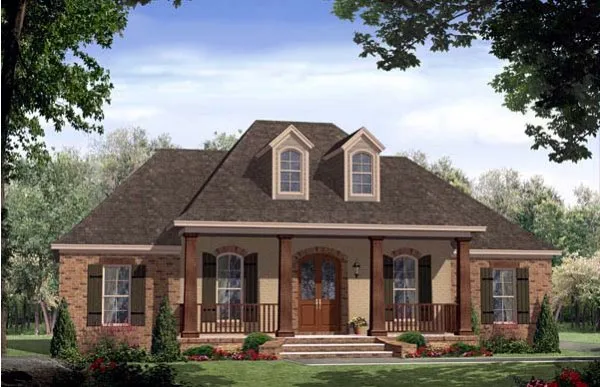 Full Rendering for House Plan #210222