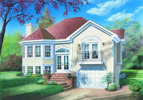 Full Rendering for House Plan #149342