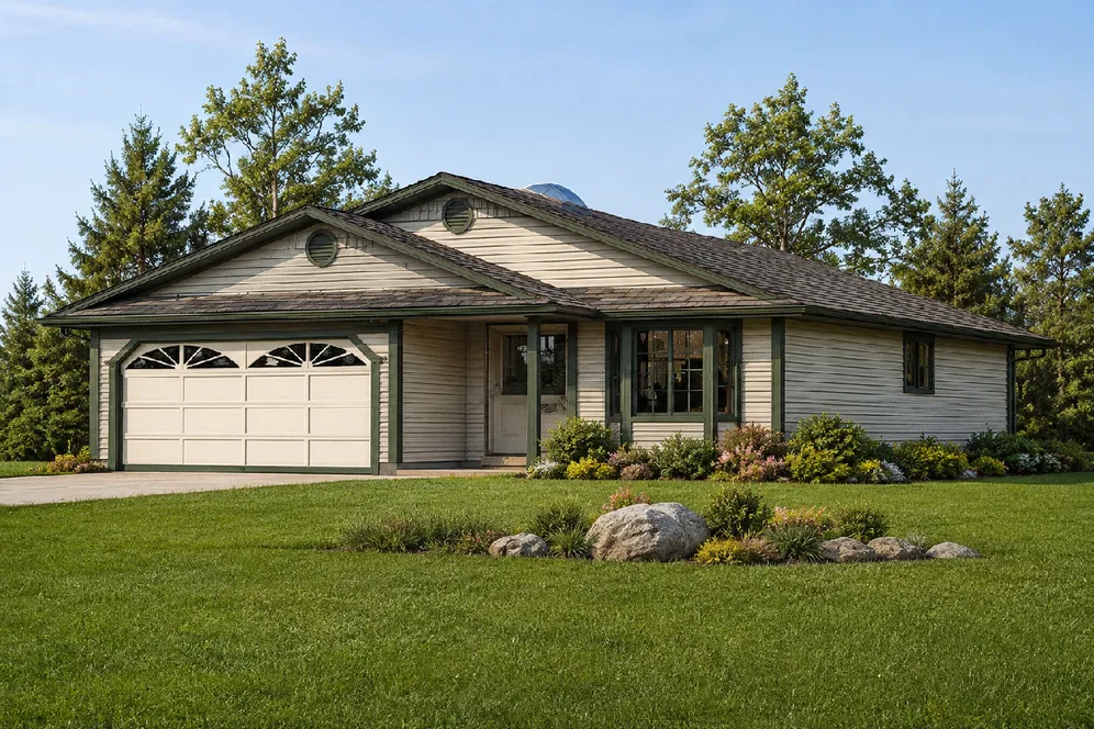 Full Rendering for House Plan #222149