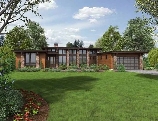 Full Rendering for House Plan #320421