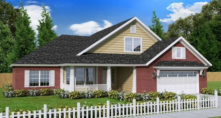 Full Rendering for House Plan #247430