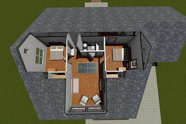 Full Rendering for House Plan #248430