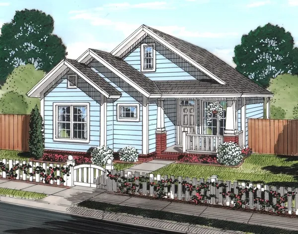 Full Rendering for House Plan #244530