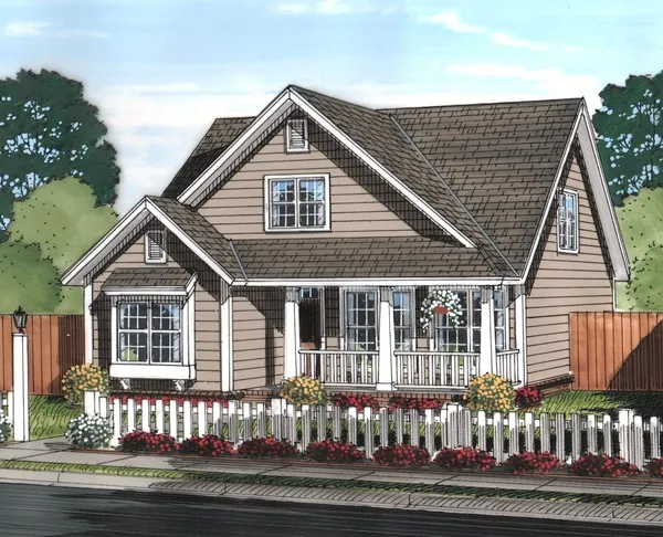 Full Rendering for House Plan #249530