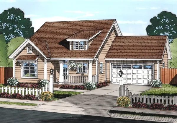 Full Rendering for House Plan #240630