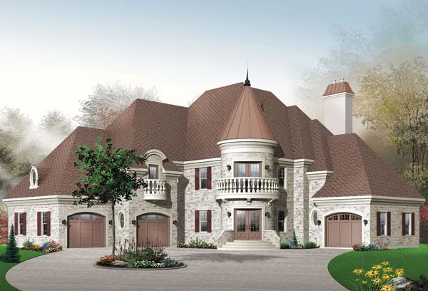 Full Rendering for House Plan #149243