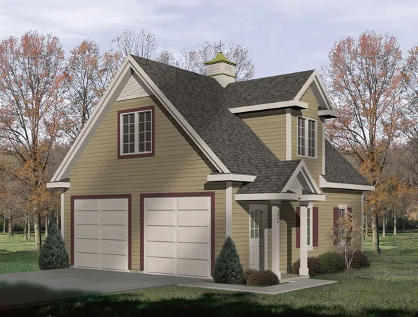 Full Rendering for House Plan #418122