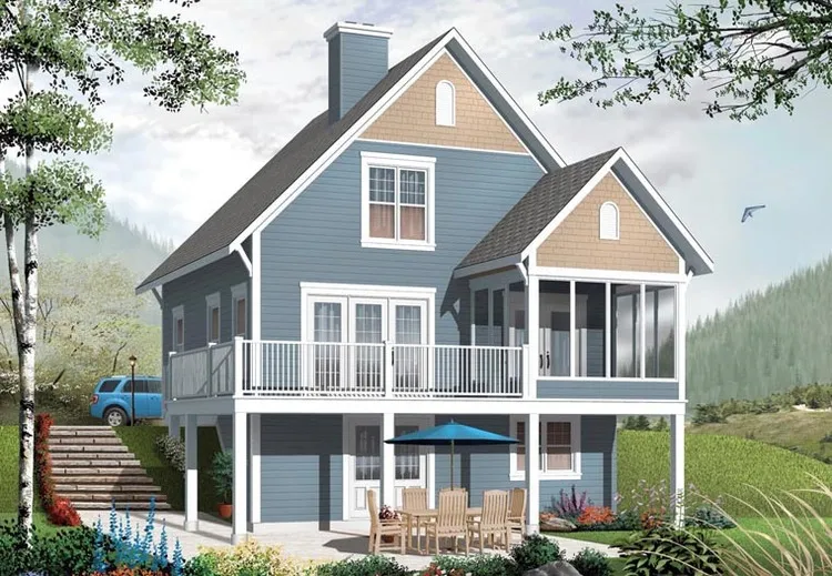 Full Rendering for House Plan #149293