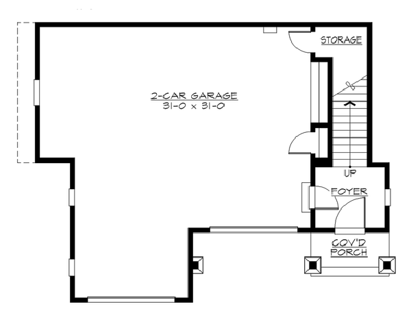 Main Floor Plan for House Plan #332558