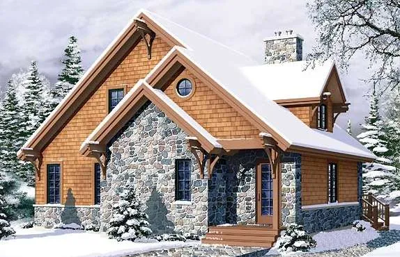 Full Rendering for House Plan #147592
