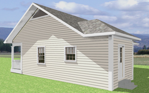 Right Elevation for House Plan #430468