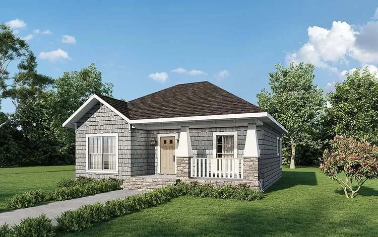 Full Rendering for House Plan #430801