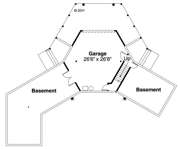 Basement Plan for House Plan #346501