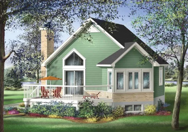 Full Rendering for House Plan #171211